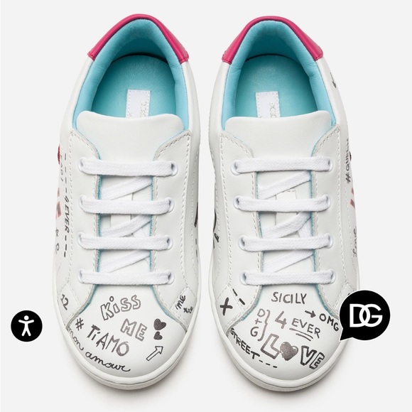 Authentic D&G sneakers for girls